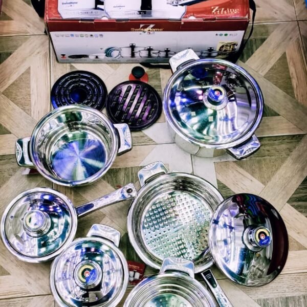 17 Pieces Swiss Home Cookware Set