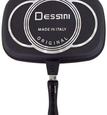 Dessini Double Sided Grill Pan Black