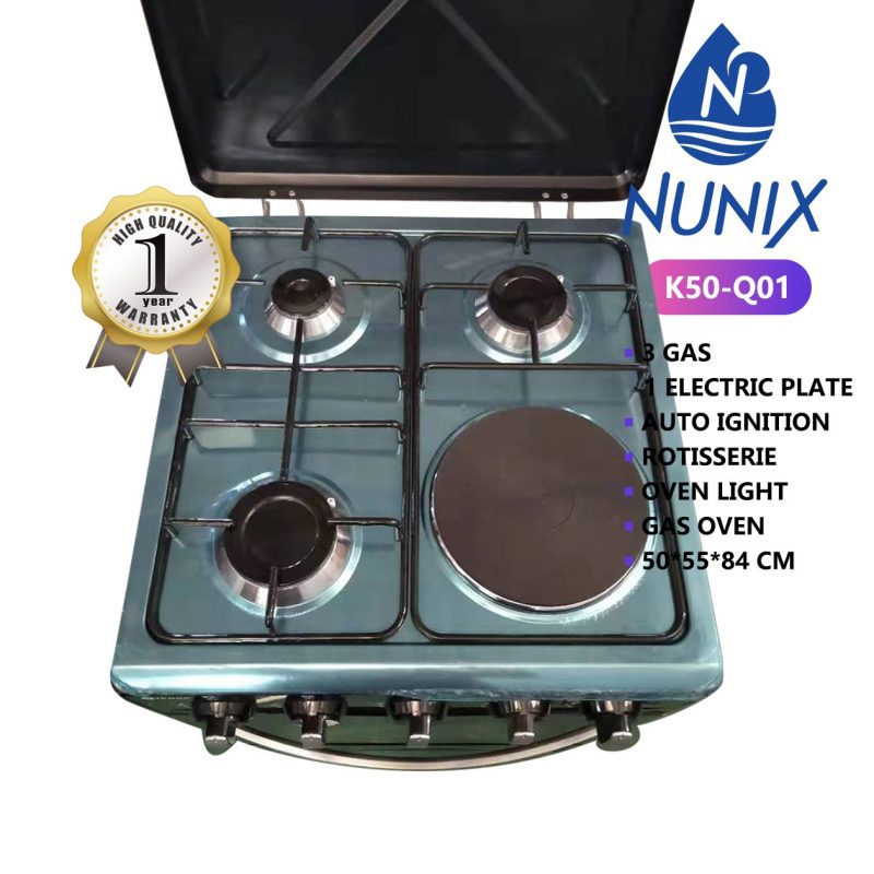 Nunix 4 Burner and Oven Standing Cookers. - Image 2