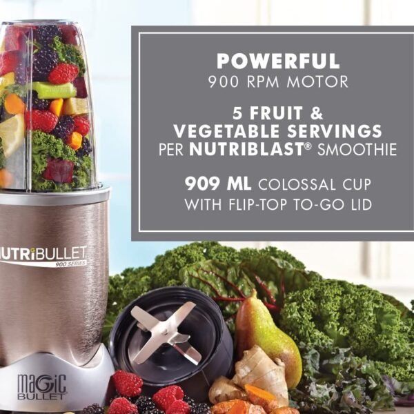 NutriBullet 900W Blender –Multi-Function Beverage Smoothie Maker