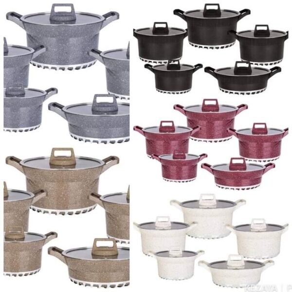 10pcs Bosch Granite Cooking Pots / Cookware Set