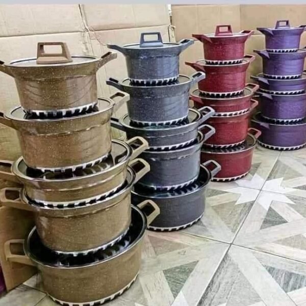 10pcs Bosch Granite Cooking Pots / Cookware Set