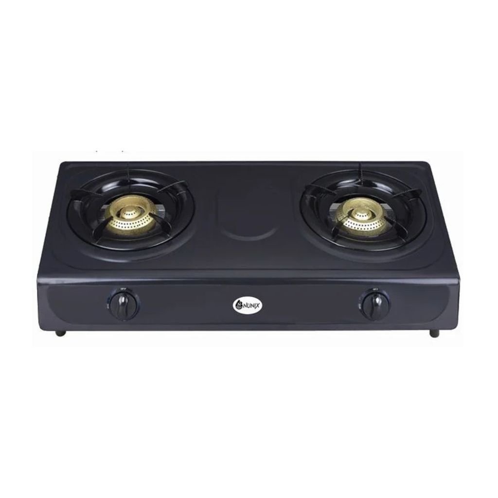 Nunix Stainless Steel 2 Burner Gas Stove