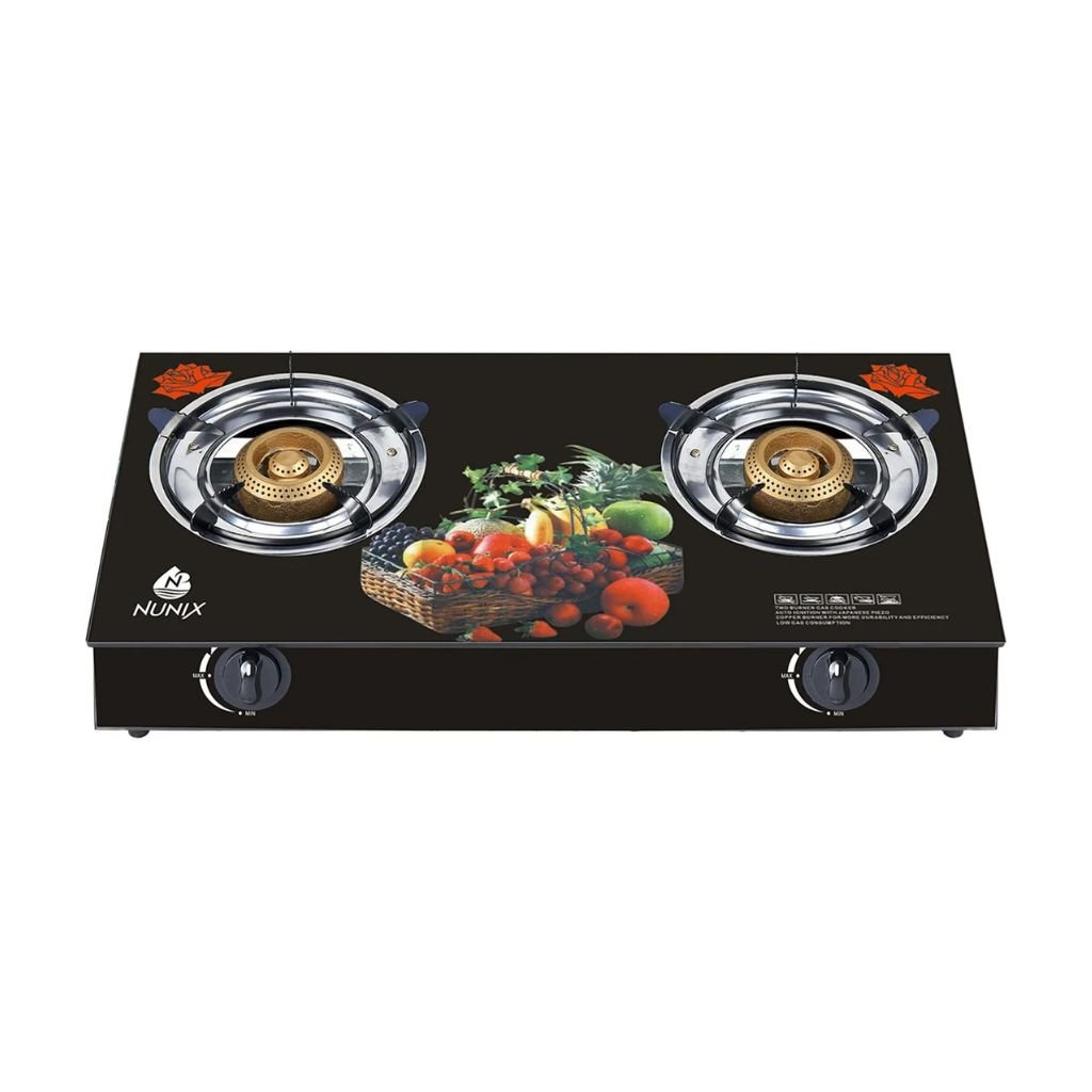 Nunix Tempered Glass Gas Table-top Cooker