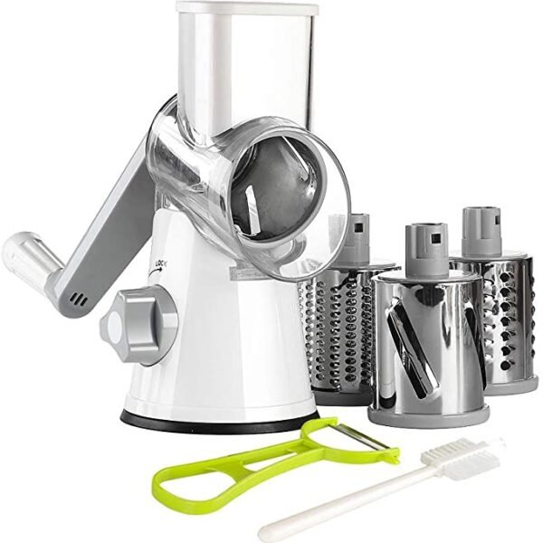 Nut Grinder with Vegetable Peeler and Cleaning Brush