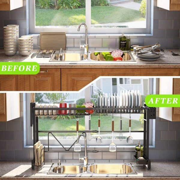 Over The Sink Dish Drying Rack
