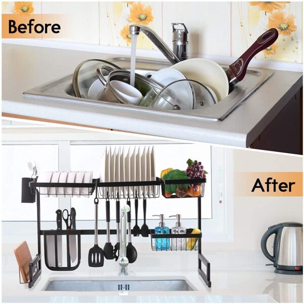Over The Sink Dish Drying Rack