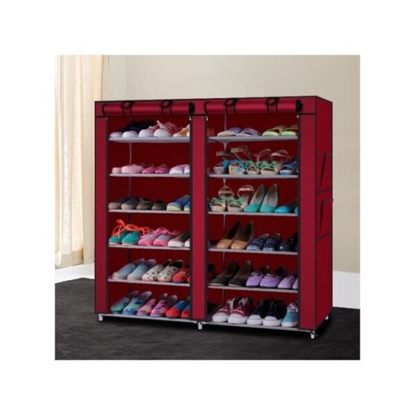 36-Pairs Shoe Rack with  Nonwoven Fabric Cover