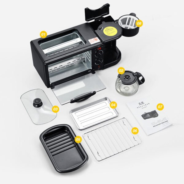 Electric Oven 3 In 1 Breakfast Machine