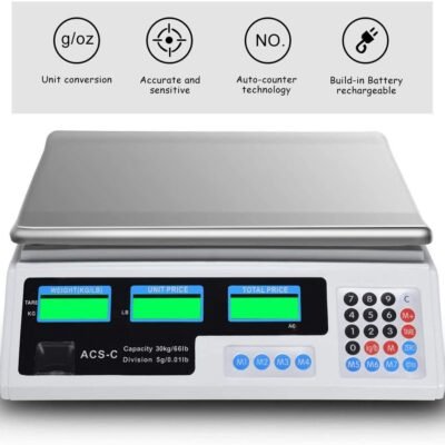 40kgs Digital Scale Price Computing Deli Electronic Counting Weight