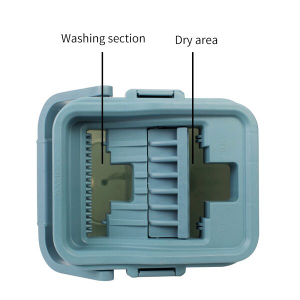 Quick dry microfibre mop