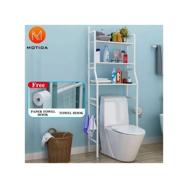 3-Shelf Bathroom-Toilet  Organizer