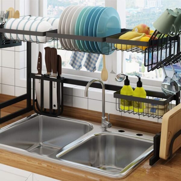Over the Sink Dish Drying Rack