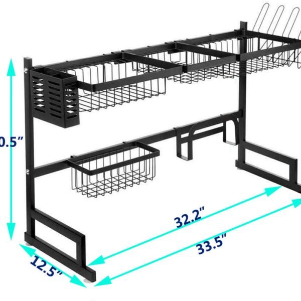 Over the Sink Dish Drying Rack