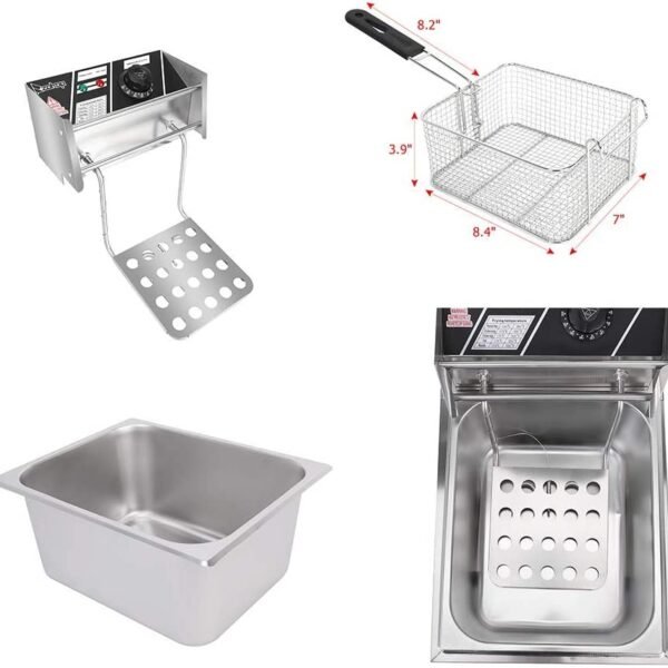 Multipurpose Electric Deep Fryer