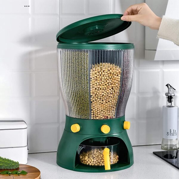 4-Grid   Rotatable Cereal Dispenser