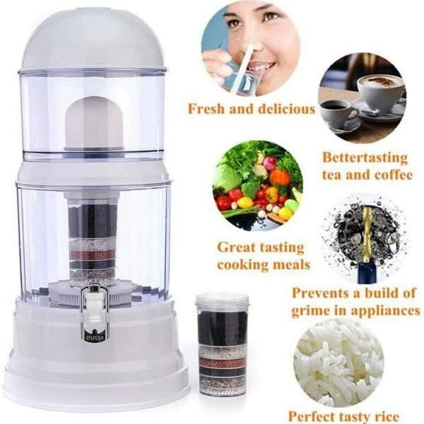16L Water Filter Distiller Ceramic  Dispenser