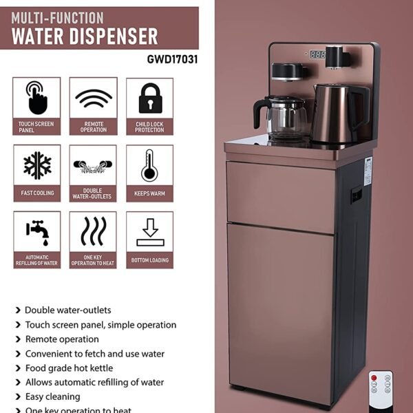 Multifunction premier bottom load Water Dispenser