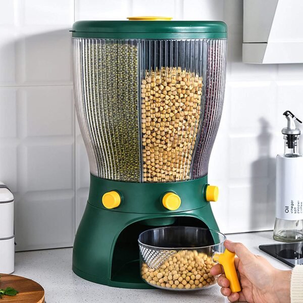 4-Grid   Rotatable Cereal Dispenser
