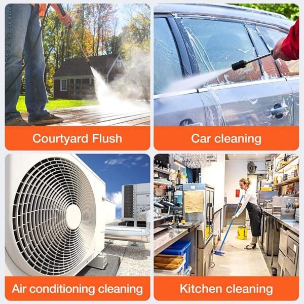 Cordless High Pressure Car Wash Gun