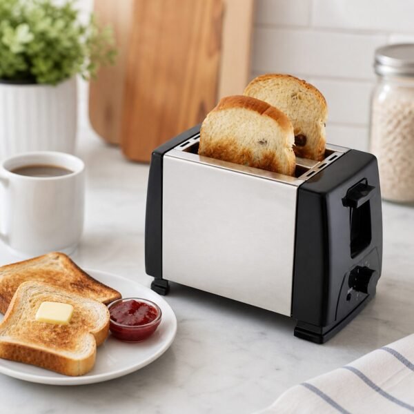 2-Slice Bread Toaster & Non-Stick Sandwich Maker