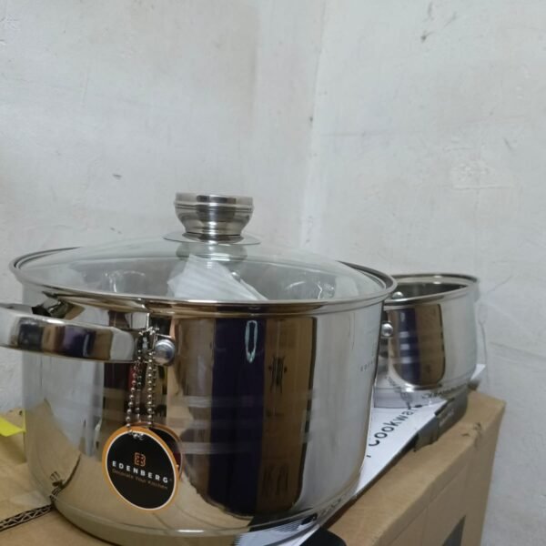 12pcs Edenberg cookware set with induction base