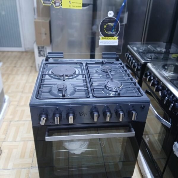 BJS 3G+1E 60×60 Standing Cooker with Electric Oven and Turbo Fan I-6011T