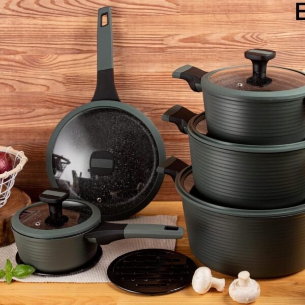 12pcs marble edenberg cookware set