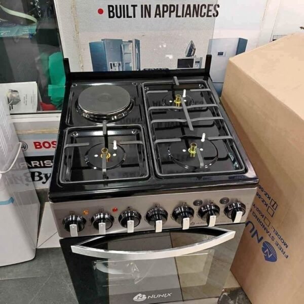 Nunix Gas 3G+1E Standing Cooker
