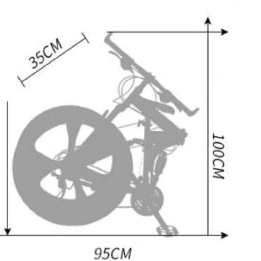 Sanhe horse foldable mountain bike folded