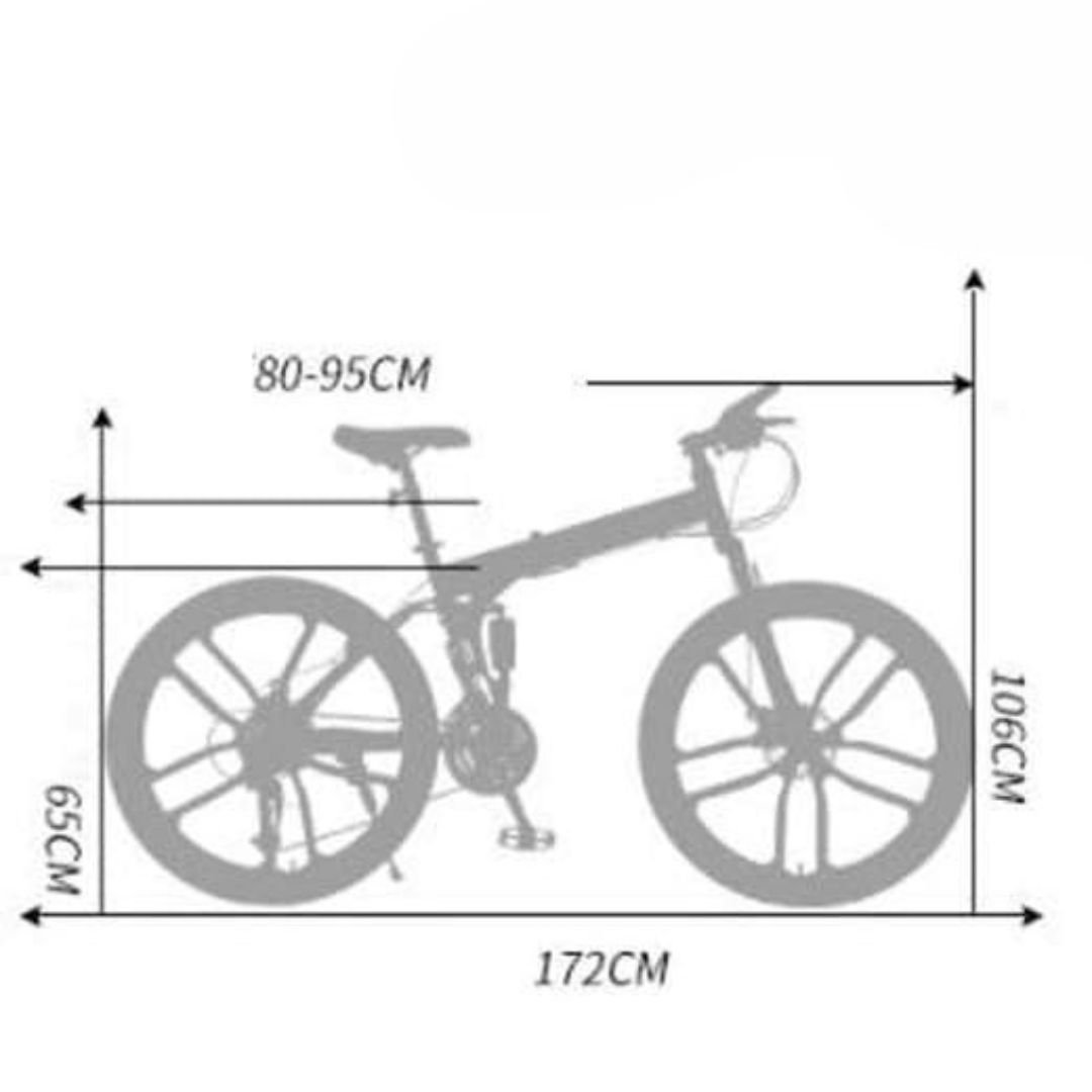 Sanhe horse foldable mountain bike size