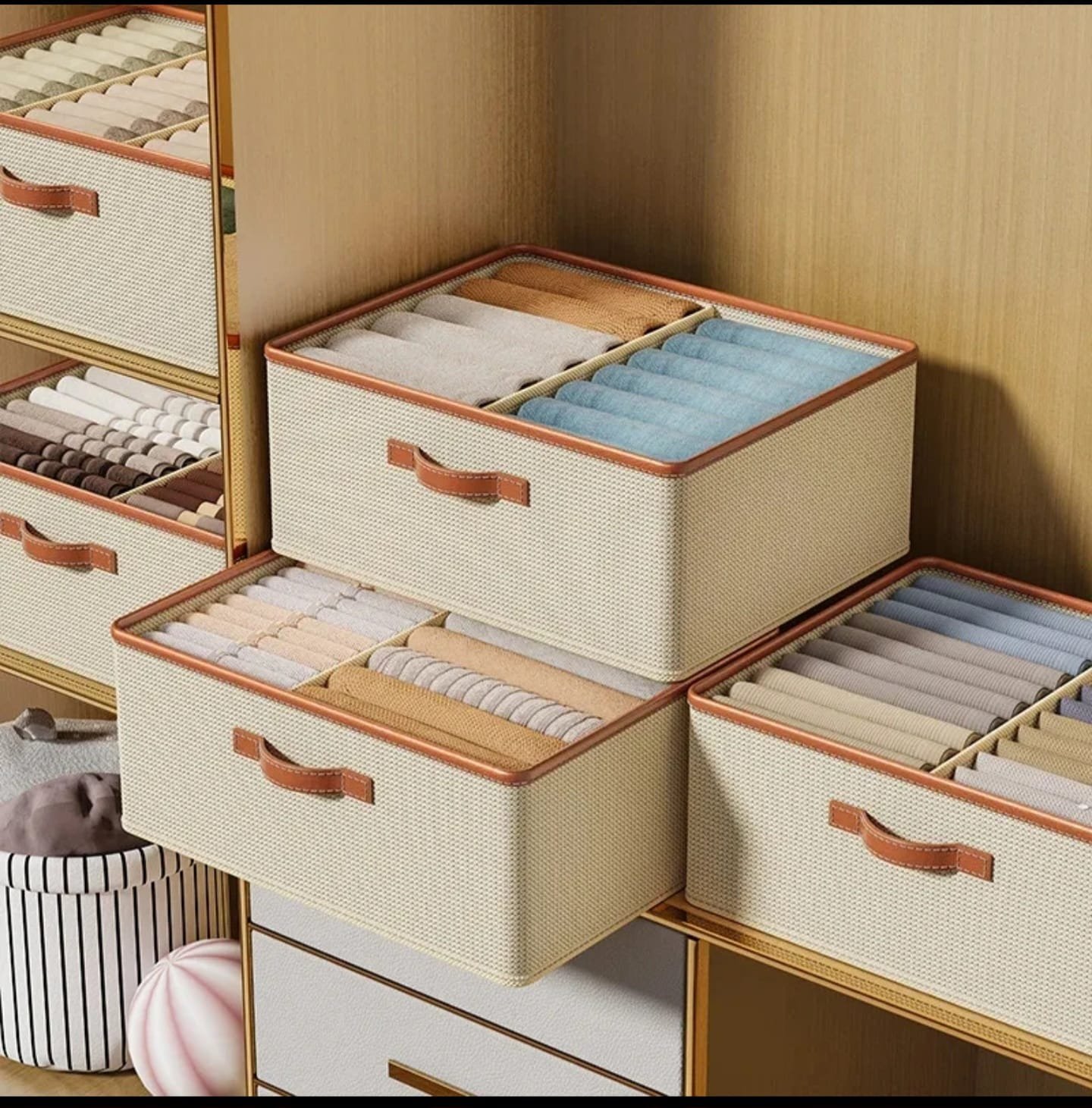 Foldable closet organizer for your clothes