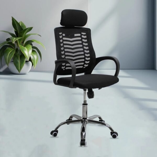 Ashnahome-Secretarial-Mesh-Office-Chair-with-Headrest