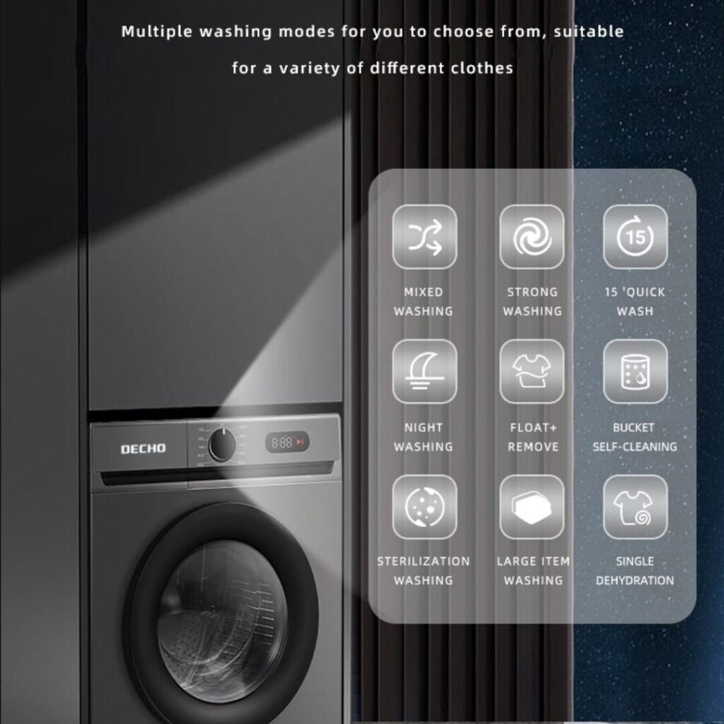 decho-ashna-home-front-load-washing-machine-modes
