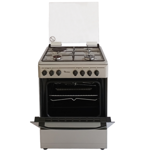 Ramtons 3G+1E 60x55cm Standing Cooker (Silver) – RC/706