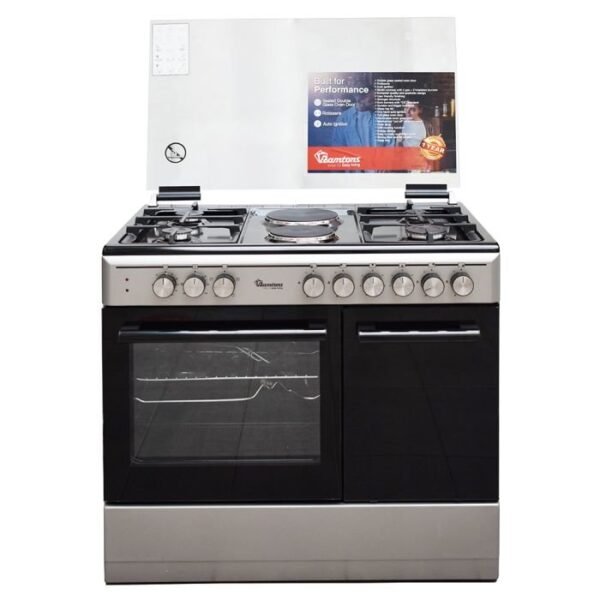 Ramtons 4G+2E 60X90 COOKER RF/496 - SILVER