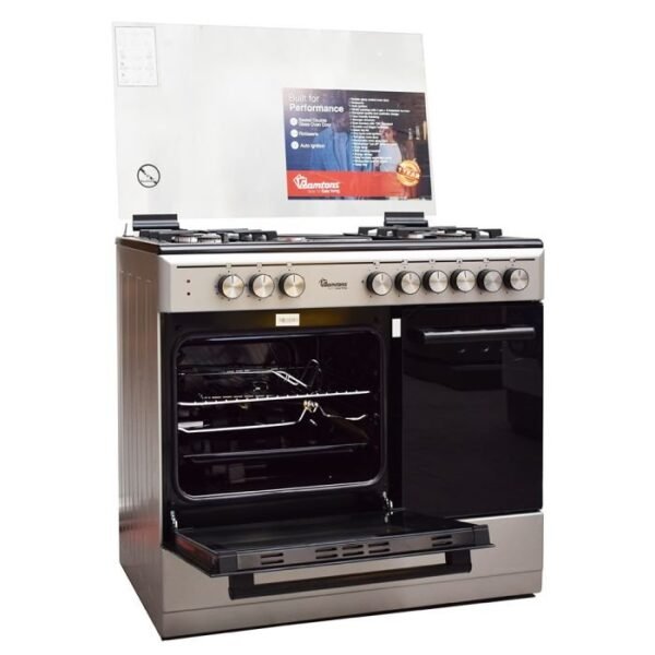 Ramtons 4G+2E 60X90 COOKER RF/496 - SILVER