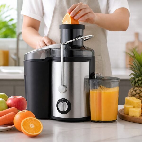 REKI 800W Juice Extractor – 2-Speed Centrifugal Juicer With Wide Feed Chute