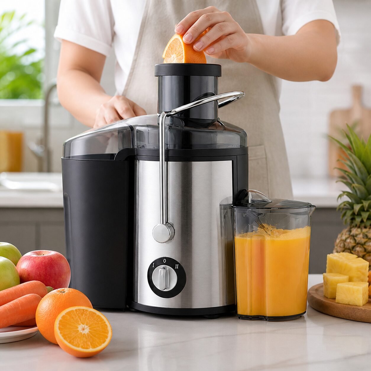 REKI 800W Juice Extractor – 2-Speed Centrifugal Juicer With Wide Feed Chute - Image 11