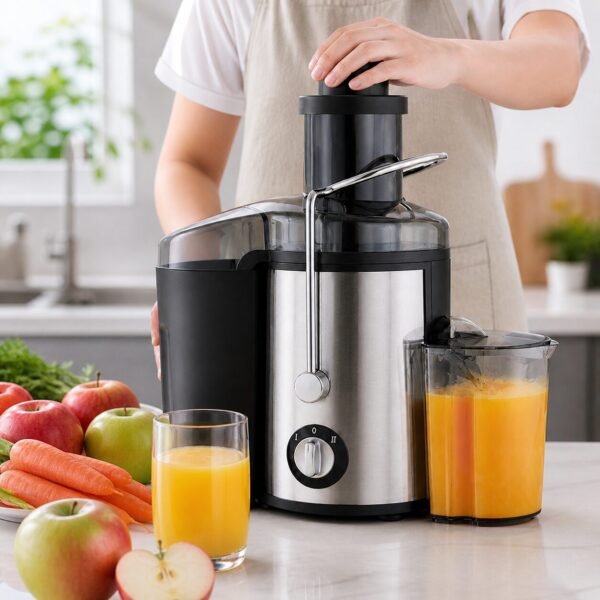 REKI 800W Juice Extractor – 2-Speed Centrifugal Juicer With Wide Feed Chute