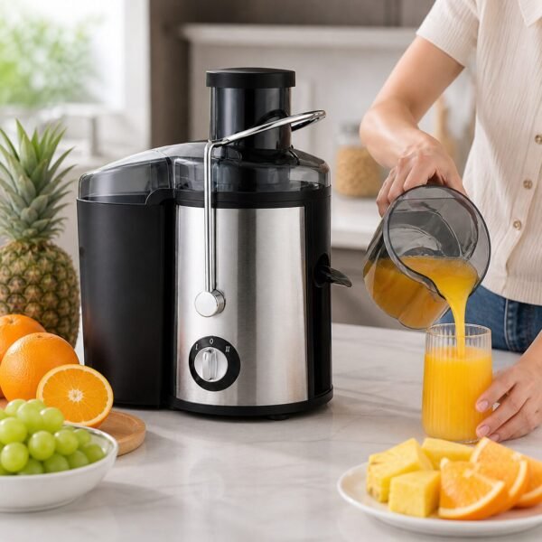 REKI 800W Juice Extractor – 2-Speed Centrifugal Juicer With Wide Feed Chute