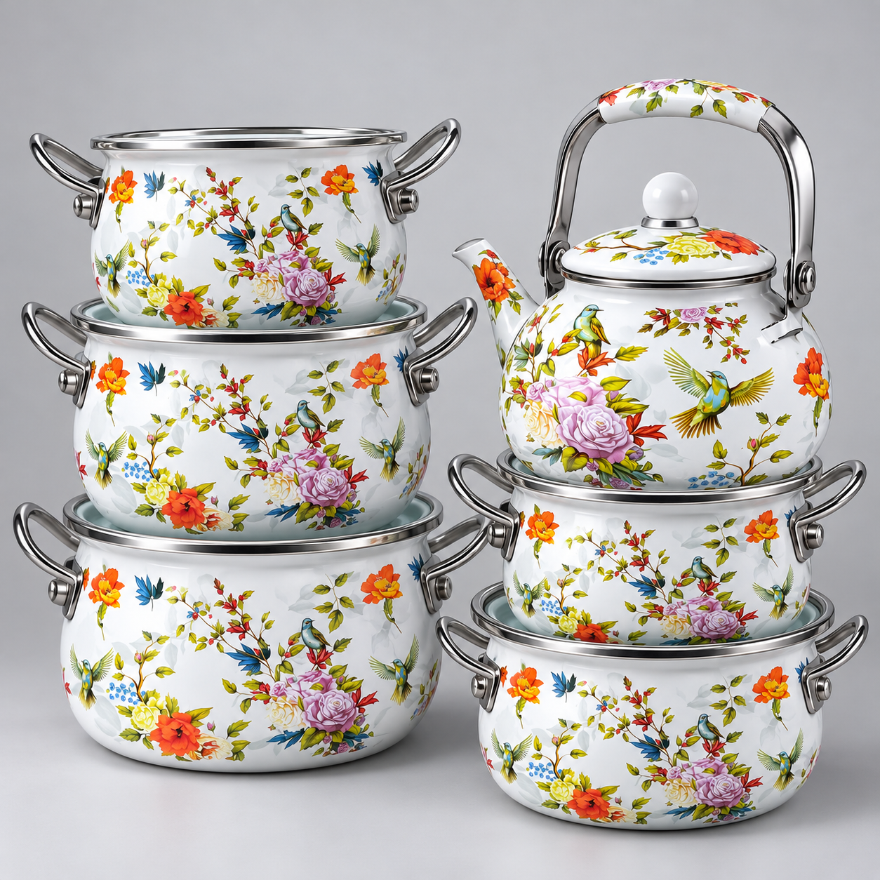 Signature 12PCS Enamel Cookware Set Kenya | Ashna Home